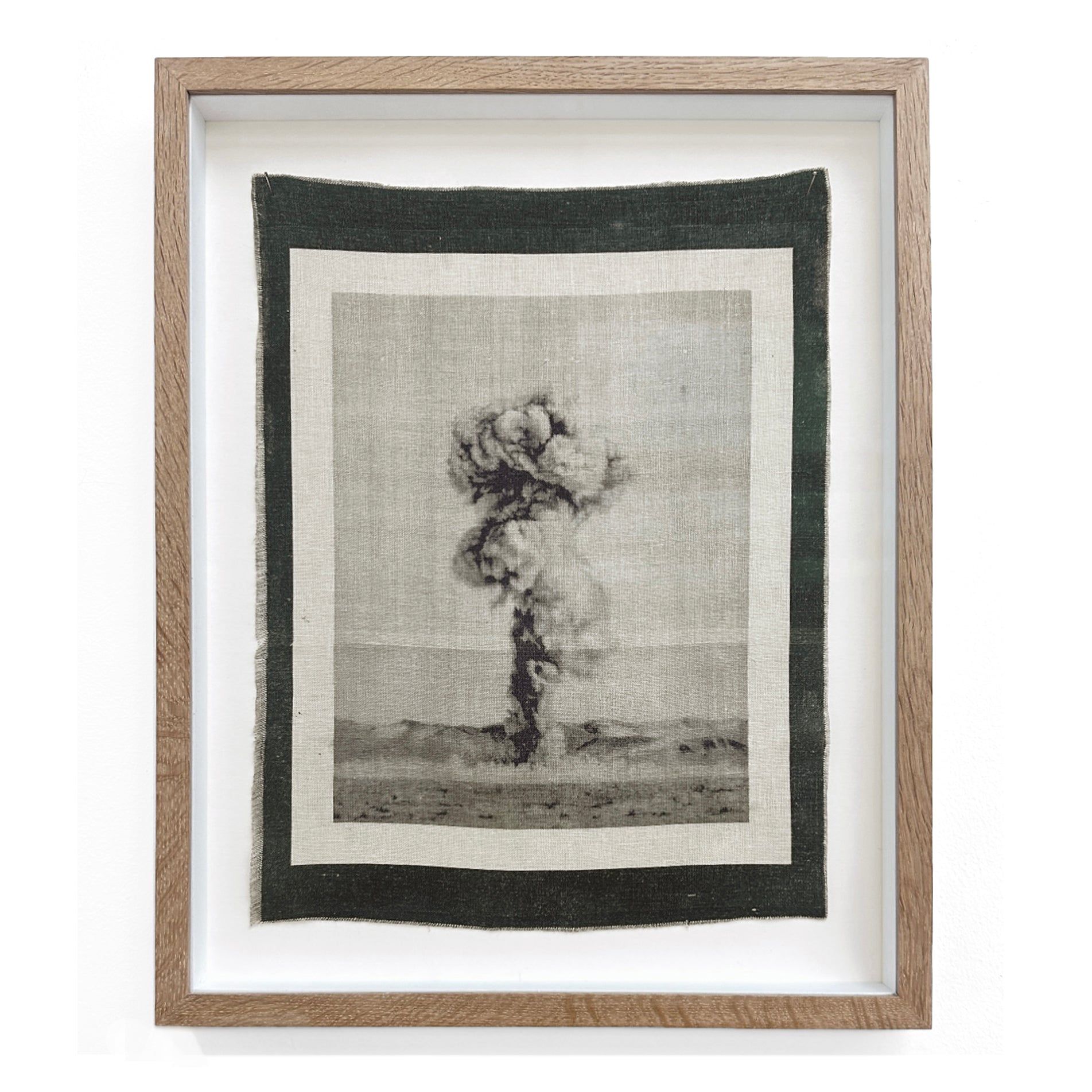 Kirsty Harris 'Project #58', 2023 Toned cyanotype on linen (ed. 25) 44x35.3cm (17.3x13.9 in) - sold framed