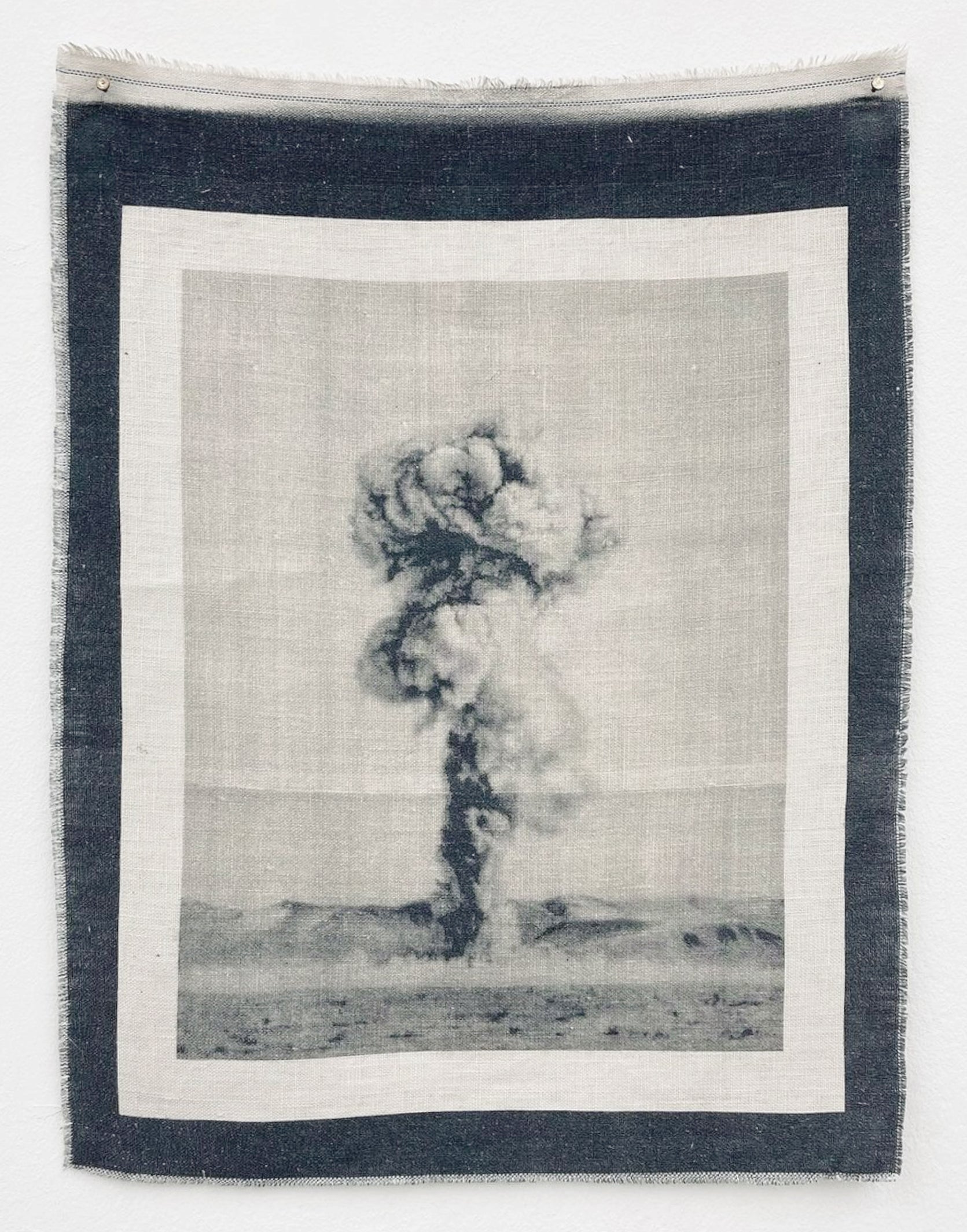 Harris, Kirsty 'Project #58', 2023 Toned cyanotype on linen (ed. 25) 36x27cm (14.2x10.6 in) - sold unframed