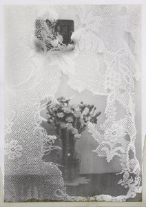 Michael Boffey 'Glass Vase, Net Decay', 2021 Silver gelatin on watercolour paper 29.7x21cm
