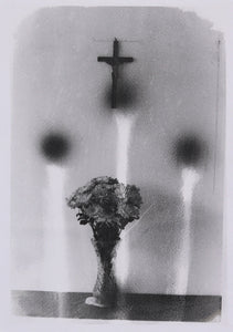 Michael Boffey 'Still life with Crucifix 2', 2020 Silver gelatin print on watercolour paper 29.7x21cm