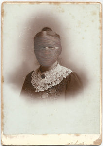 Tom Butler 'Pam', 2015 Gouache on Albumen print 15.3x10.8cm