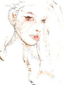 Graham Dolphin 'Ad One', 2021 Ink heat transfer on paper 29x21cm