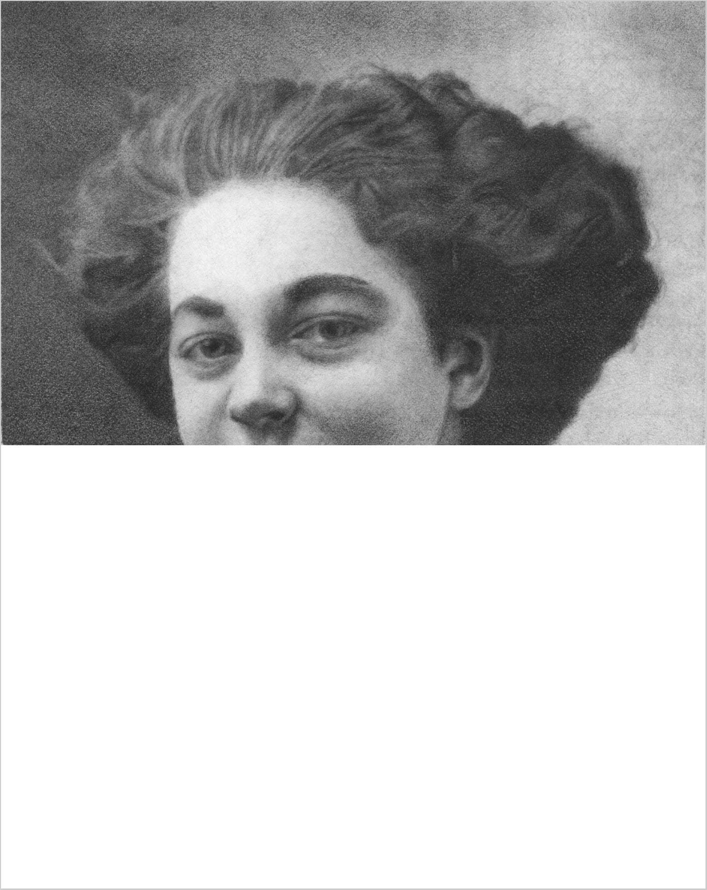 Jo Dumpleton 'Eula, 1910', 2017 Graphite on Bristol board 12x7.5x12cm