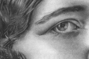 Jo Dumpleton 'Unknown, 1900', 2018 Graphite on Bristol board 6x9cm