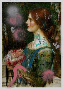 Sam Jackson 'Doing This Was The Only Way For Me', 2021 Spray paint, ink, pencil on paper 29.7x21cm