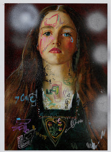 Sam Jackson 'The Way I see Things', 2021 Spray paint, ink, pencil on paper 29.7x21cm