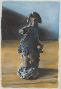 Richard Moon 'The Dandy VI (colour version)', 2021 Water soluble graphite on paper 28.5cmx19cm