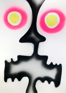 Alex Gene Morrison ‘HEX 25', 2021 Acrylic, spray paint, watercolour and ink on paper 59.4x42cm