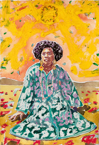 Dominic Shepherd 'Mystic', 2020 Watercolour, oil pastel, oil bar on paper 30x21cm