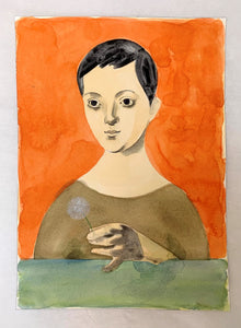 Richard Wathen 'Taraxacam', 2021 Watercolour on paper 29x26cm